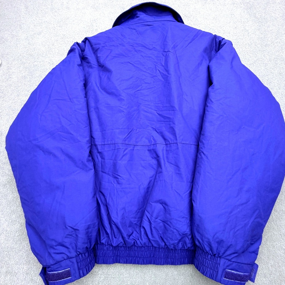 Eddie Bauer Vtg 80's 3 in 1 Jacket Mens L  Removable Goose Down Liner Blue Coat